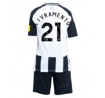 Newcastle United Tino Livramento #21 Koszulka Podstawowa dzieci 2024-25 Krótki Rękaw (+ krótkie spodenki)